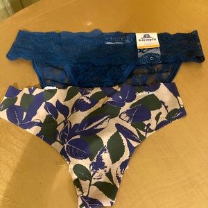 2 panties, be tempted and Calvin Klein